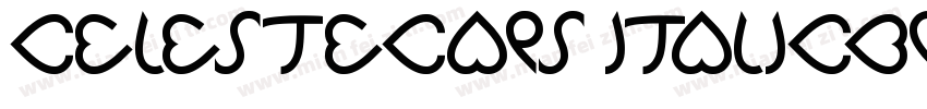 CelesteCaps ItalicBo字体转换